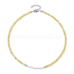 Natural Cultured Freshwater Pearl & Glass Beaded Necklaces for Women&nbsp;NJEW-JN06080