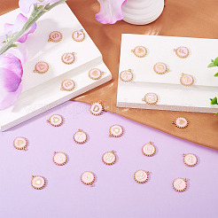 26Pcs Alloy Enamel Pendants&nbsp;ENAM-TA0002-86A