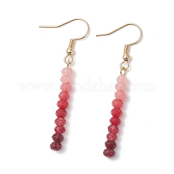 Dyed Natural Malaysia Jade Dangle Earrings&nbsp;EJEW-JE06874