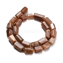 Natural Peach Moonstone Beads Strands&nbsp;G-H329-A04-02