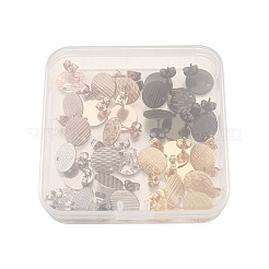 32Pcs 16 Styles 304 Stainless Steel Ear Stud Findings&nbsp;STAS-TA0001-37