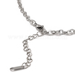 Non-Tarnish 304 Stainless Steel Boston Link Chain Necklace&nbsp;BJEW-B072-05P