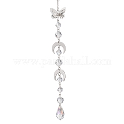 Glass Teardrop Window Hanging Suncatchers&nbsp;HJEW-JM04546