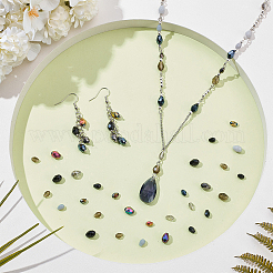 296Pcs 2 Styles Transparent Glass Beads&nbsp;GLAA-AR0001-78C