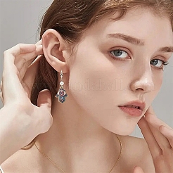 15Pcs 15 Colors Printed Alloy Pendants&nbsp;ENAM-YW0006-44