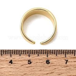 Brass Cuff Open Rings&nbsp;RJEW-D345-03G
