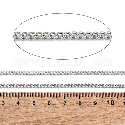 304 Stainless Steel Curb Chains&nbsp;CHS-M009-10P-01