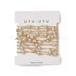 Rack Plating Brass Bar Link Chains&nbsp;CHC-C026-08