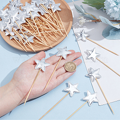 50Pcs Star PU Cake Toppers&nbsp;FIND-SP0005-69B