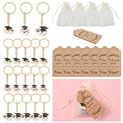30Pcs Alloy Enamel Keychain&nbsp;KEYC-YW00202-01