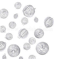 40Pcs 4 Sizes Iron Wire Pendants&nbsp;IFIN-CJ0001-40S