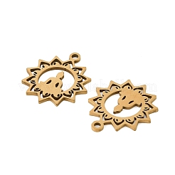 201 Stainless Steel Pendants&nbsp;STAS-Z195-02G-01
