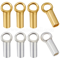 20Pcs 2 Colors 925 Sterling Silver Cord Ends&nbsp;STER-BBC0009-87
