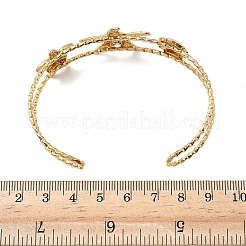304 Stainless Steel Cuff Bangles for Women&nbsp;BJEW-D345-02G