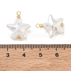 Brass & Glass Pendants&nbsp;KK-D289-14G