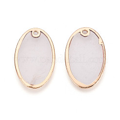 Natural Capiz Shell Pendants&nbsp;SSHEL-T017-24