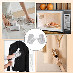 2 Pairs Polyester Microwave Oven Protective Gloves&nbsp;AJEW-CY0002-88