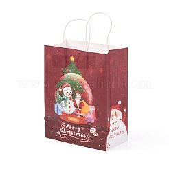 Christmas Theme Kraft Paper Bags&nbsp;ABAG-H104-D05