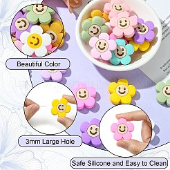 20Pcs 10 Colors Silicone Beads&nbsp;SIL-CJ0001-64