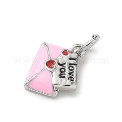 Brass Enamel Charms&nbsp;KK-A273-08P-02