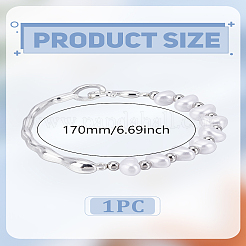 1Pc Alloy Resin Bangle for Women&nbsp;BJEW-LP0003-35