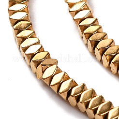 Electroplated Synthetic Non-magnetic Hematite Beads Strands&nbsp;G-H027-A01-01