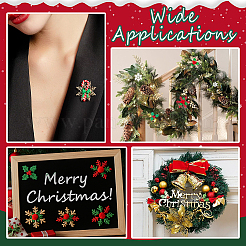 170Pcs 5 Style Christmas Opaque Resin Cabochons&nbsp;DIY-NB0013-89