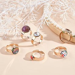 DIY Finger Rings Making Kits&nbsp;DIY-NB0004-65RG