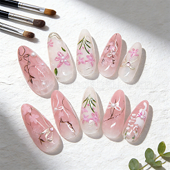 1Set Plastic Full Cover Press On False Nails&nbsp;MRMJ-CP0001-68