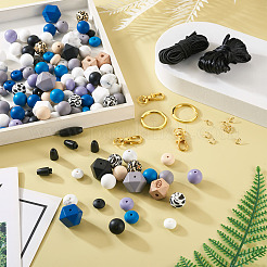 DIY Beaded Keychain Bracelet Making Kit&nbsp;DIY-TA0004-23