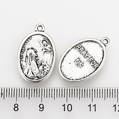 Tibetan Style Alloy Pendants&nbsp;X-TIBE-Q078-09AS-RS