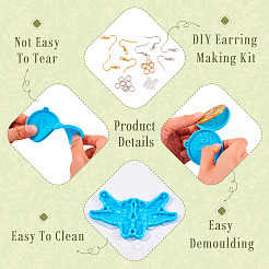DIY 4Pcs 4 Style Bird Pendant Silicone Molds&nbsp;DIY-TA0009-91