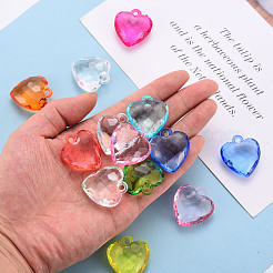 Transparent Acrylic Pendants&nbsp;TACR-T024-03B