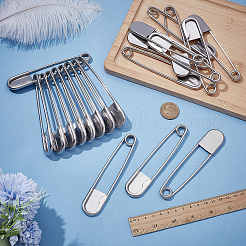 20Pcs Iron Safety Pin Brooch Findings&nbsp;IFIN-AR0001-45