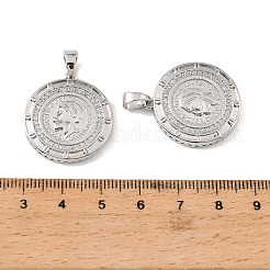 Brass & Clear Cubic Zirconia Pendants&nbsp;KK-G558-14P