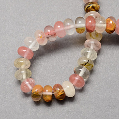 Tigerskin Glass Beads Strands&nbsp;G-S105-6mm-16