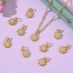 SHEGRACE Brass Micro Pave Cubic Zirconia Pendants&nbsp;XGRQ3D261-459G