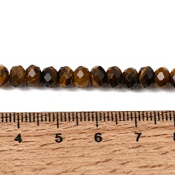 Natural Tiger Eye Beads Strands&nbsp;G-N0179-03-6x4mm-01