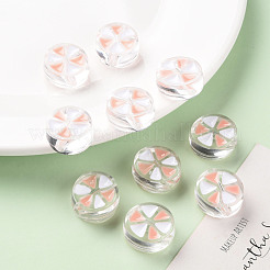 Transparent Enamel Acrylic Beads&nbsp;TACR-S155-005C
