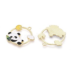 Alloy Enamel Pendants&nbsp;ENAM-T021-83A-G
