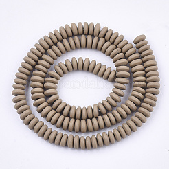 Spray Painted Non-magnetic Synthetic Hematite Beads Strands&nbsp;G-T124-18B