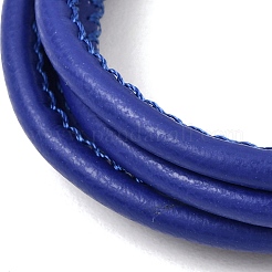 Microfiber Leather Multi-strand Cord Bracelets Makings&nbsp;FB-CBA983F-01G-09