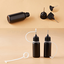PE Black Tip Applicator Bottles&nbsp;FIND-WH0152-80