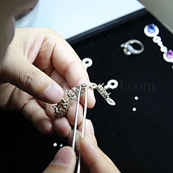 24Pcs 6 Colors Alloy Puppy Beads&nbsp;FIND-DR0001-21