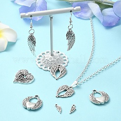 50Pcs 5 Styles Tibetan Style Alloy Pendants&nbsp;TIBEP-YW0001-85