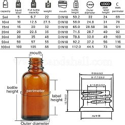 Straight Tip Glass Droppers&nbsp;MRMJ-FH0001-07