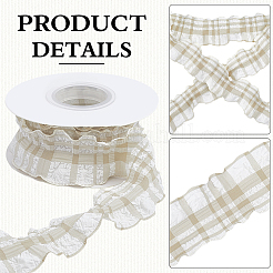 10 Yards Linen Ribbon for Sewing Decoration&nbsp;OCOR-WH20007-03C