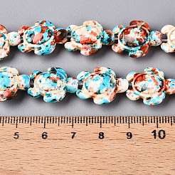 Synthetic Turquoise Dyed Beads Strands&nbsp;G-P507-05A-1