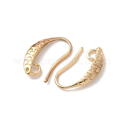 Brass Earring Hooks&nbsp;KK-G604-07G