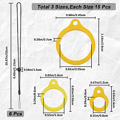 6Pcs Adjustable Polyester Neck Lanyard&nbsp;DIY-GF0008-17A